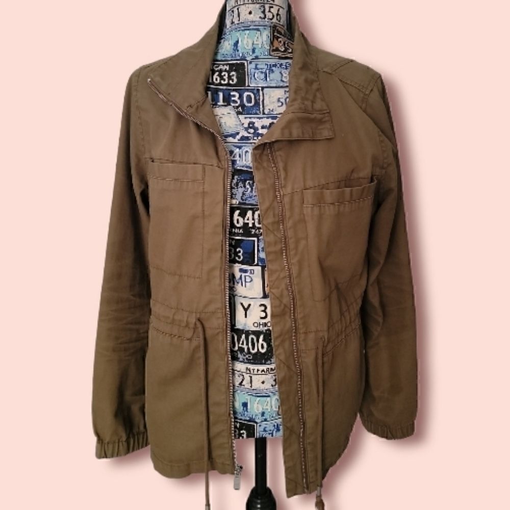 Old Navy green utility jacket